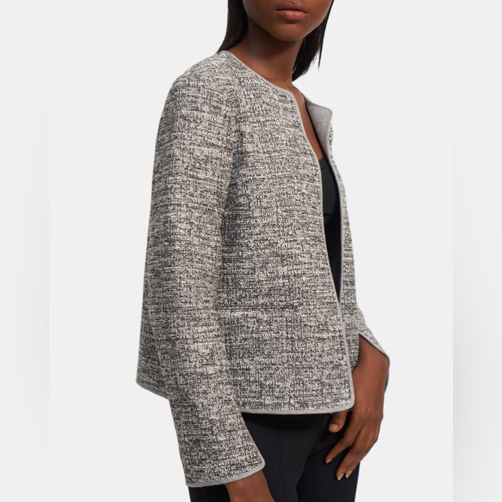 Theory Binding Tweed Jacket